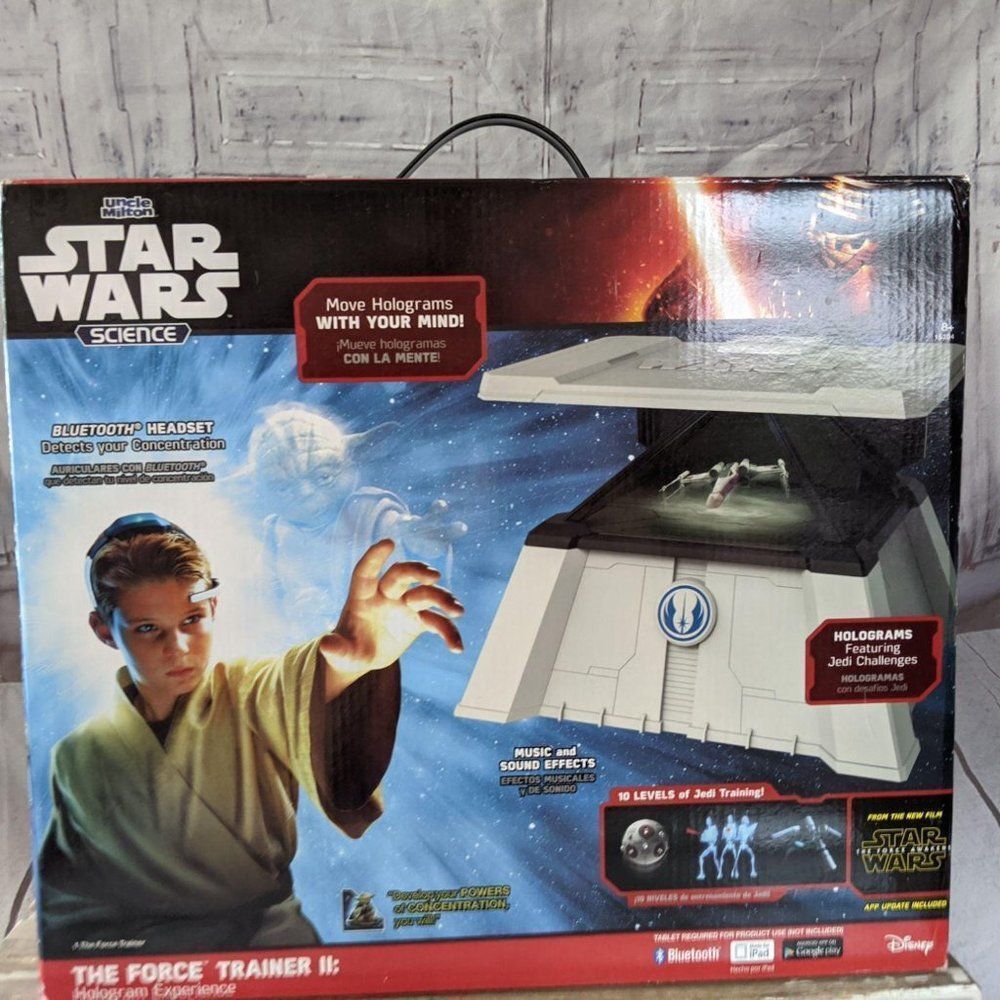 Star wars force trainer‎ 2 hologram mb Milton Disne